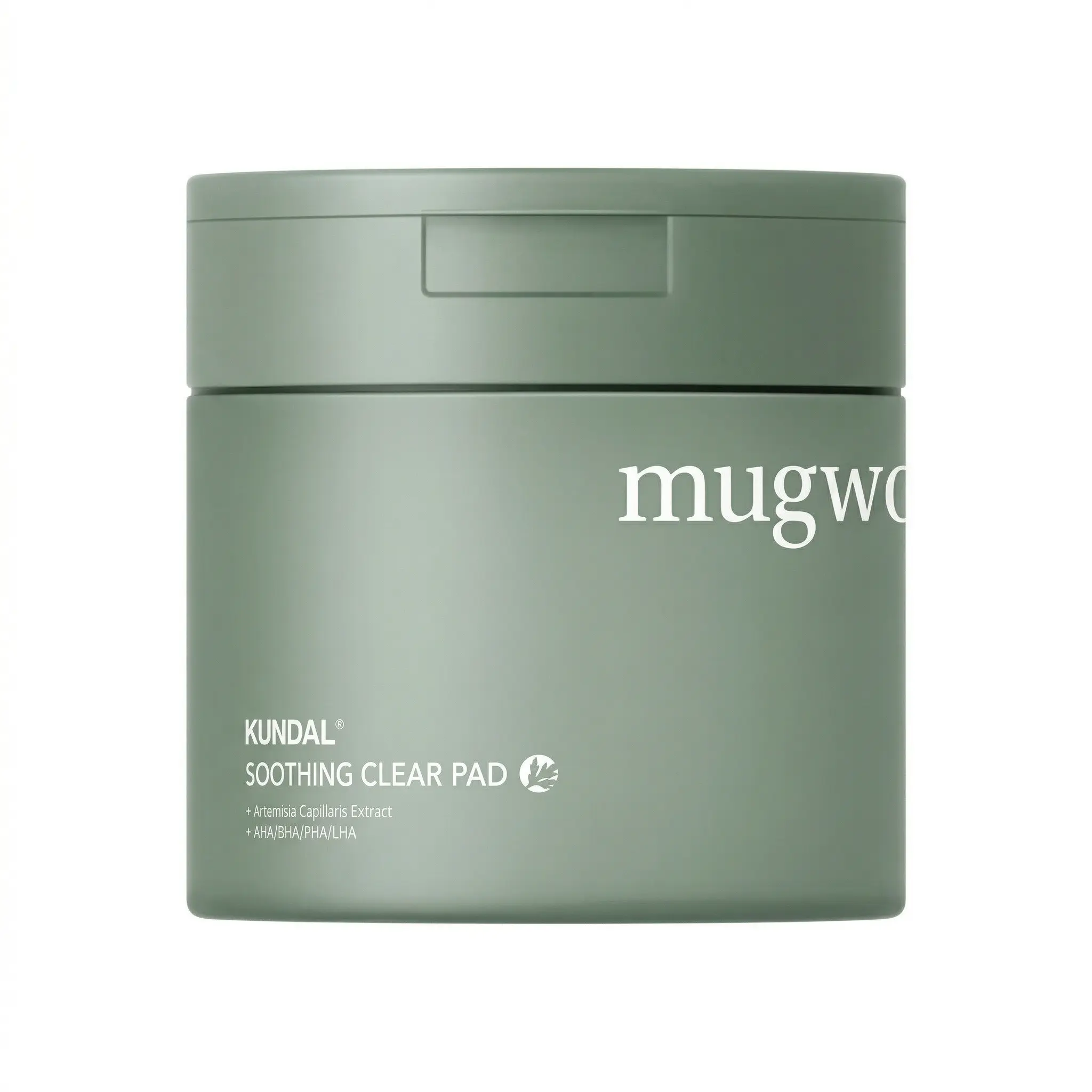 [KUNDAL] JEJU Mugwort Soothing Clear Facial Pads - 60 Count | Hydrating & Refreshing Skin Texture Care | Vegan & Dermatologically Tested