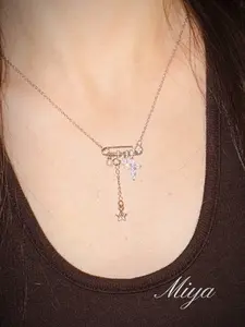 Cross Zircon Pin Necklace, Perfect for Gifts, Parties, Daily Wear, Fashionable and Versatile, Elegant Birthday Gift Choice