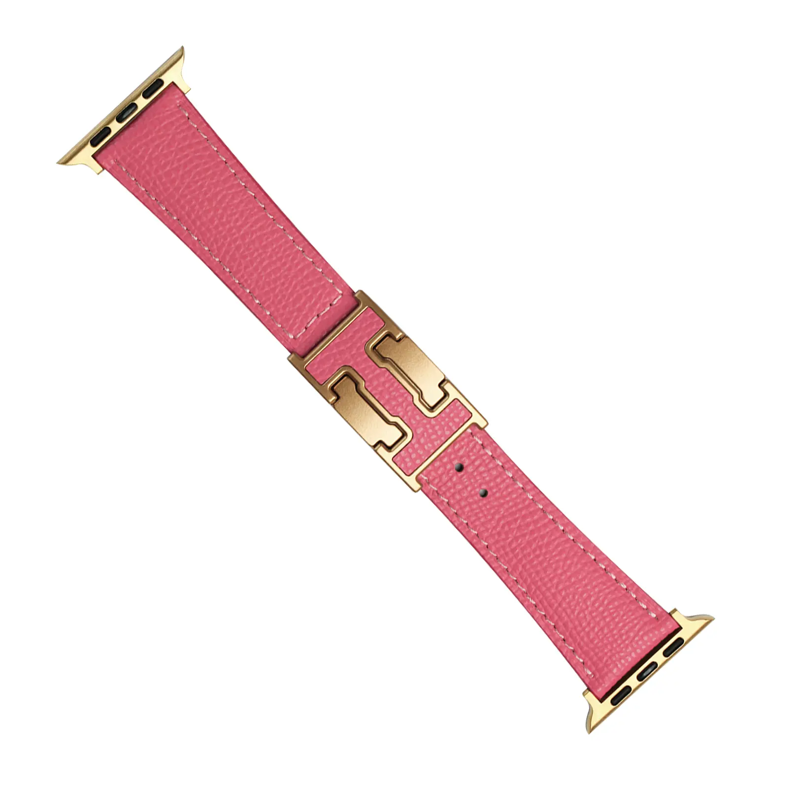 Pink  Band +Gold Buckle