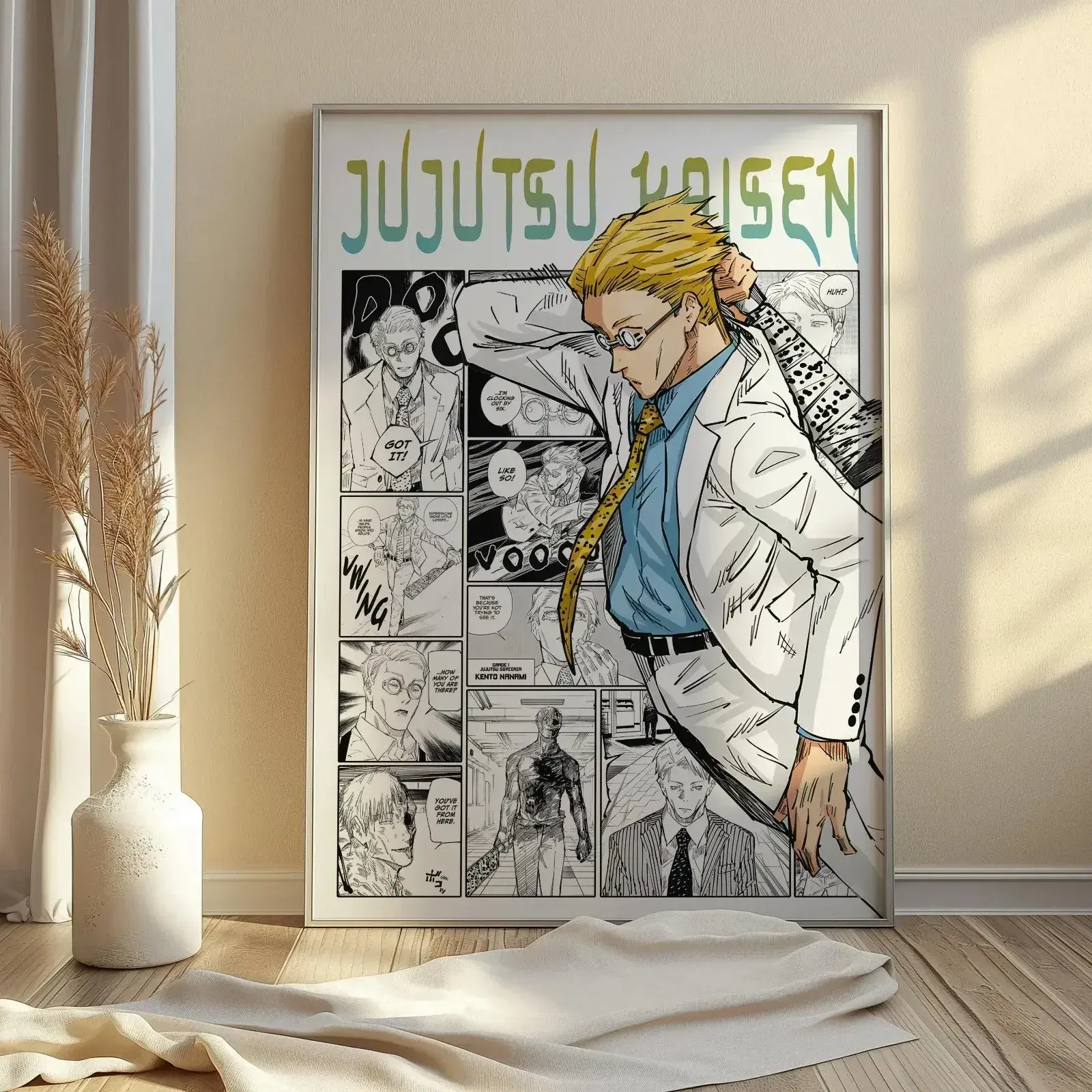 Nanami Kento Poster Jujutsu Kaisen Matte Anime Print Manga Wall Art All Sizes