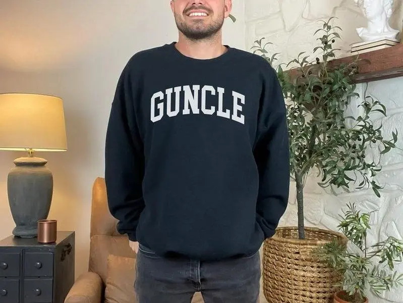 [Sale off up to 50%] Guncle Funny Gay Uncle Sweatshirt - Gift for Uncle, LGBTQ Present, Guncle Sweater Shirt Pullover, Gift Ideas, Family Gift, Guncle Definition
