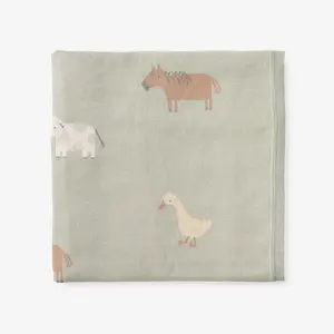 On the Farm Knit Blanket