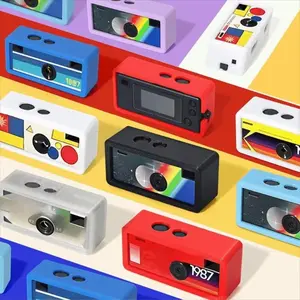 3D Printed Protective Cover Solid Color with Screen Film Protective Shell Protective Case for Kodak Charmera Blind Box Camera