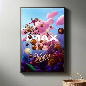 Wonka Movie Poster | High Quality Canvas Print I 2024 Movie Poster | Modern Room Decorative Arts | Popular Film Gift