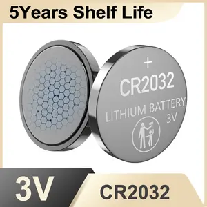 4-Pack CR2032 Lithium Coin Cell Battery, 3 Volt, Long Lasting Power, Mercury-Free  for Key Fobs, Smart Sensors, Scales, Candles