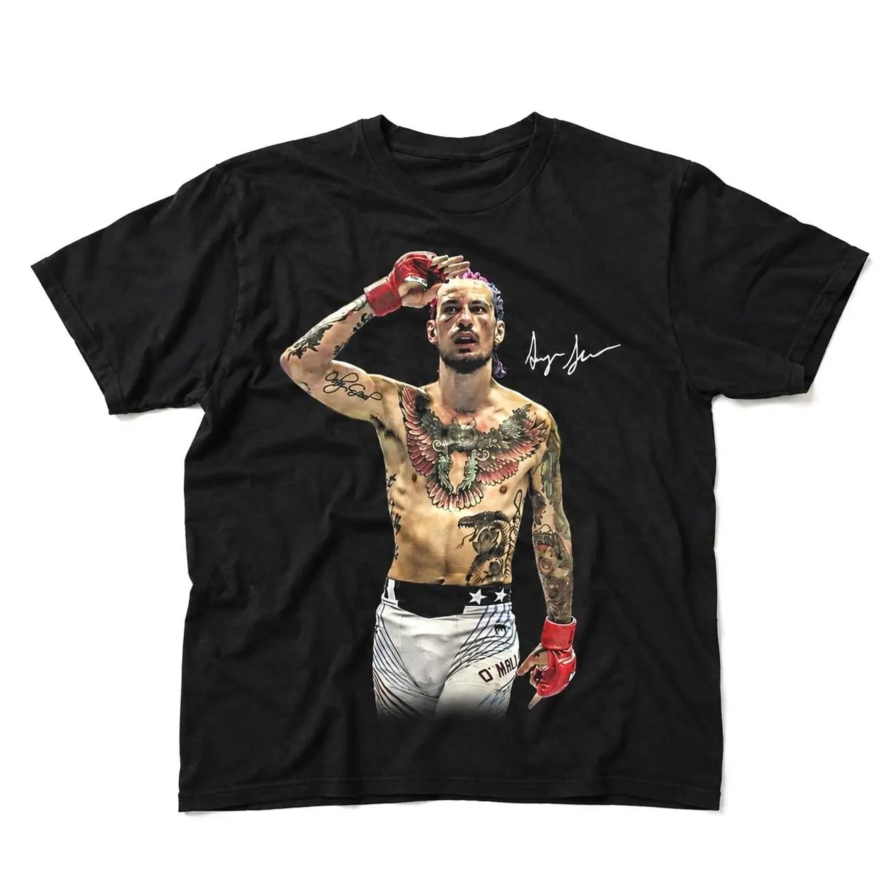 Sean O'malley 'SALUTE' T-shirt, MMA Fan Tee, summer tee, mens clothing, youth clothing, youth graphic tees, streetwear 4
