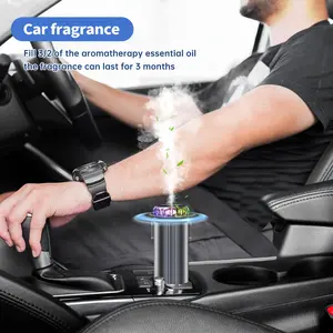 Multifunctional Car Charger Fragrance Machine, with Starry Sky Ceiling Light - 32inch Types of Perfume, Dual 80cm Extendable Cables, Durable and Tangle-Free, Car Humidifier, Deodorizer, Car Perfume Automatic Fragrance - Christmas New Year Birthday Gift