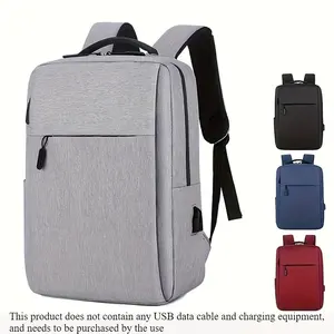Large Capacity Travel Backpack, Durable Oxford Fabric, Multiple Compartments, Adjustable Straps, Zip Closure, Ideal for Commute and Office Use