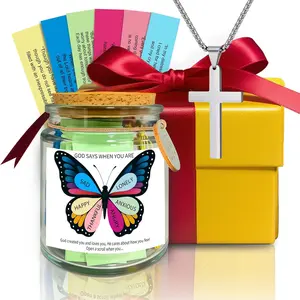 Verse jar,Christian Gifts for Him Her Couple Christmas Gifts for Women, Inspirational  for Women, Graduation  for Her