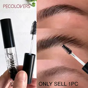 1PC 3D Eyebrow Gel with Brush Brow Styler Gel - Light and Non-sticky, Creates 3D Contours and Natural Eyebrow Shape, Strong Styling, Waterproof and Long-lasting and Transparent, Easy to Use & Fast Application, Suitable for All Skin Types, Daily Makeup