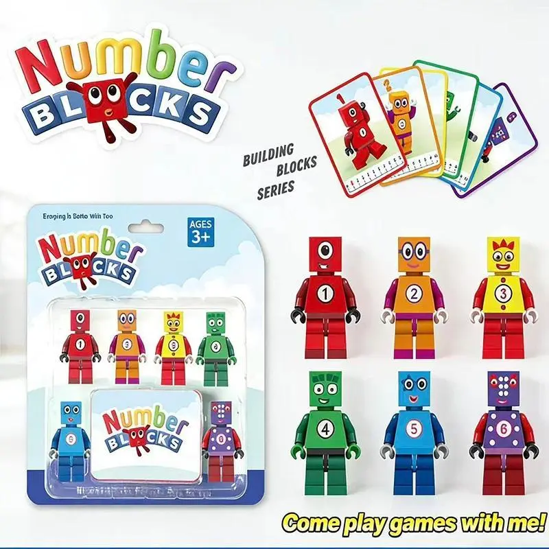 Numberblocks Assembly Model Toys - Educational Maths Toys for Kids, Gift Option to Strengthen Mathematical Knowledge via Digital Games