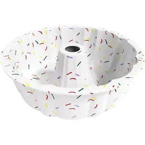 Bundt Cake Pan,  Cake Molds, Bakeware Non Stick 10 Inch Bundt Pan for Jello,Gelatin, Round Baking Molds for chsescake (1)