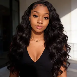 Deep Wave Bundles Human Hair 9A+ 100% Unprocessed Virgin Human Hair 1b#