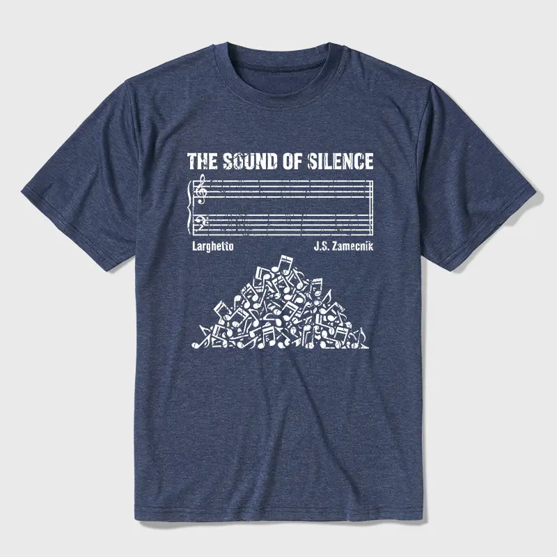 The Sound Of Silence Music Sheets Ultra Soft Heather Tee shirts