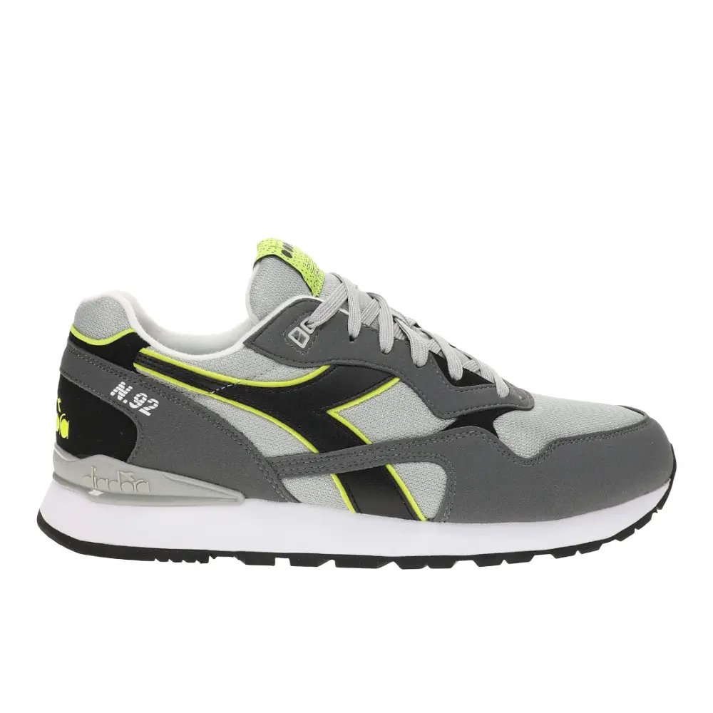 diadora Mens N.92 Lace Up Dd Comfort Sneakers Shoes Casual - Grey
