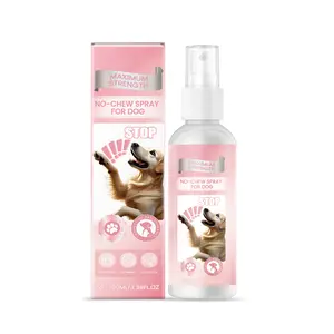 Dog Anti-Chew Spray for Furniture & Indoor Training, Bitter No Chew Spray for Dogs, Helps Discourage Licking, Biting & Scratching on Household Items