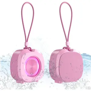 Bluetooth Speaker Portable Media Players Clear Loud Stereo Sound Deep Bass Wireless Speaker With Lights TWS IPX5 Waterproof Small Speakers Long Playtime for Home/Party/Outdoor/Beach Electronic Gadgets