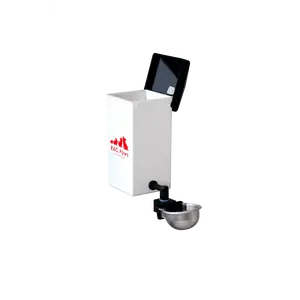 RAC Paws No-Drip 32oz Chicken and Small Animal Drinking Bottle with Auto-Fill Metal Cup