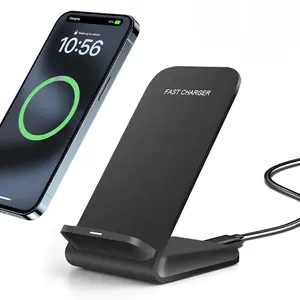 20W Fast Charger Wireless Charging Station Mobile Phone Charger Holder for Apple iPhone 17 16 15 14 13 12 11 X Samsung Huawei Xiaomi and ALL Wireless-Standard Smartphones