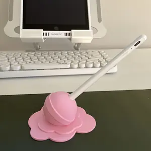Melted Lollipop Apple Pencil Stand, Creative Touch Pen Holder, Desktop Storage Rack, Desk Organizer Tidy, Cute Gift Idea, Apple Pencil Clip