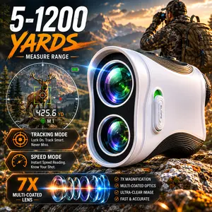 Golf Rangefinder, All Leveled Up Slope Switch with 1200 Yards Range Finder Golfing,7X Magnification, Flag Pole Locking Vibration, Rechargeable Range Finders with Magnet,Man Gifts #fathersdaygift