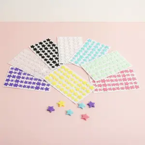 Star-Shaped Hydrocolloid Colored Acne Patches, 45 Pieces for Skin Repair and Pimple Patches Removal tiktokshopspringglowup
