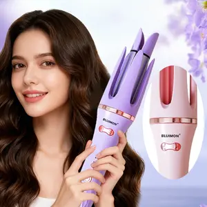 Auto Hair Curler, Automatic Curling Iron with 4 Temperatures, Automatic Shut-Off, Anti-Scald, Anti-Tangle Rotating Curling Wand for Hair Styling, Diameter 32 mm ,Gift for Women
