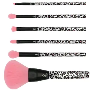 Leopard Makeup Brush Set 6pc set