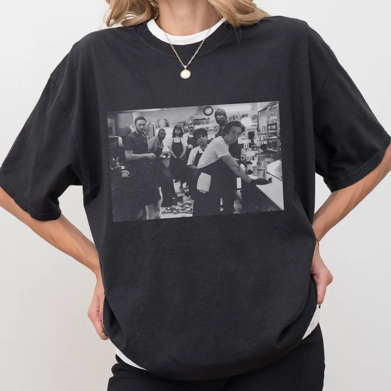 The Bear TV Show Unisex White Grey or Black T-Shirt - Crewneck, Round Neck 12