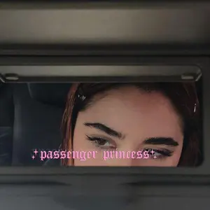Passenger Princess Vinyl Decal for Car, laptop decal, car accessories, Window Sticker