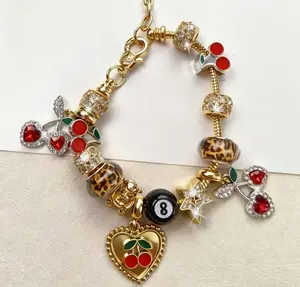 Leopard Heart Bracelet
