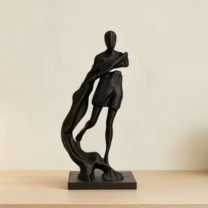 Silent Veil Sculpture Figurine Abstract Art Decorative Statue, Abstract Figure Sculpture, Modern Home Decoration, Unique Gift Idea for Art Lovers