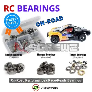 RCScrewZ Metal Shielded Bearing Kit ofn085b for Ofna/HoBao Hyper 8SC Nitro 1/8th SC Truck | UPG