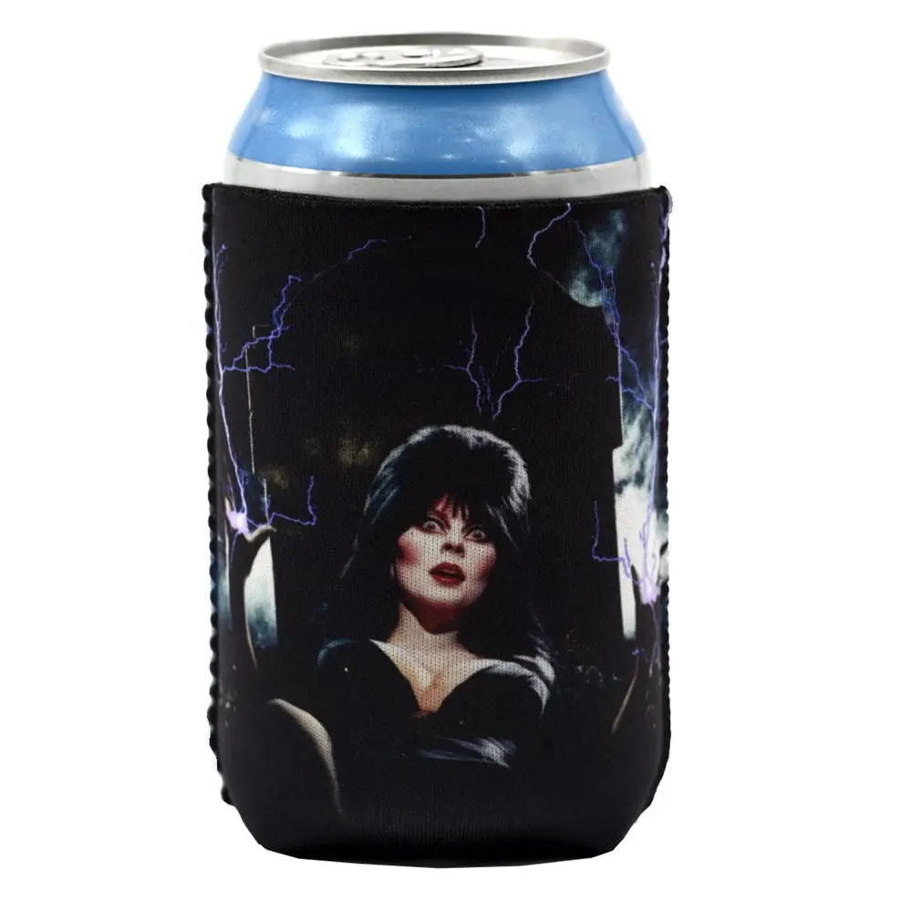 Elvira Electric Grave 12oz Can Cooler Coozies