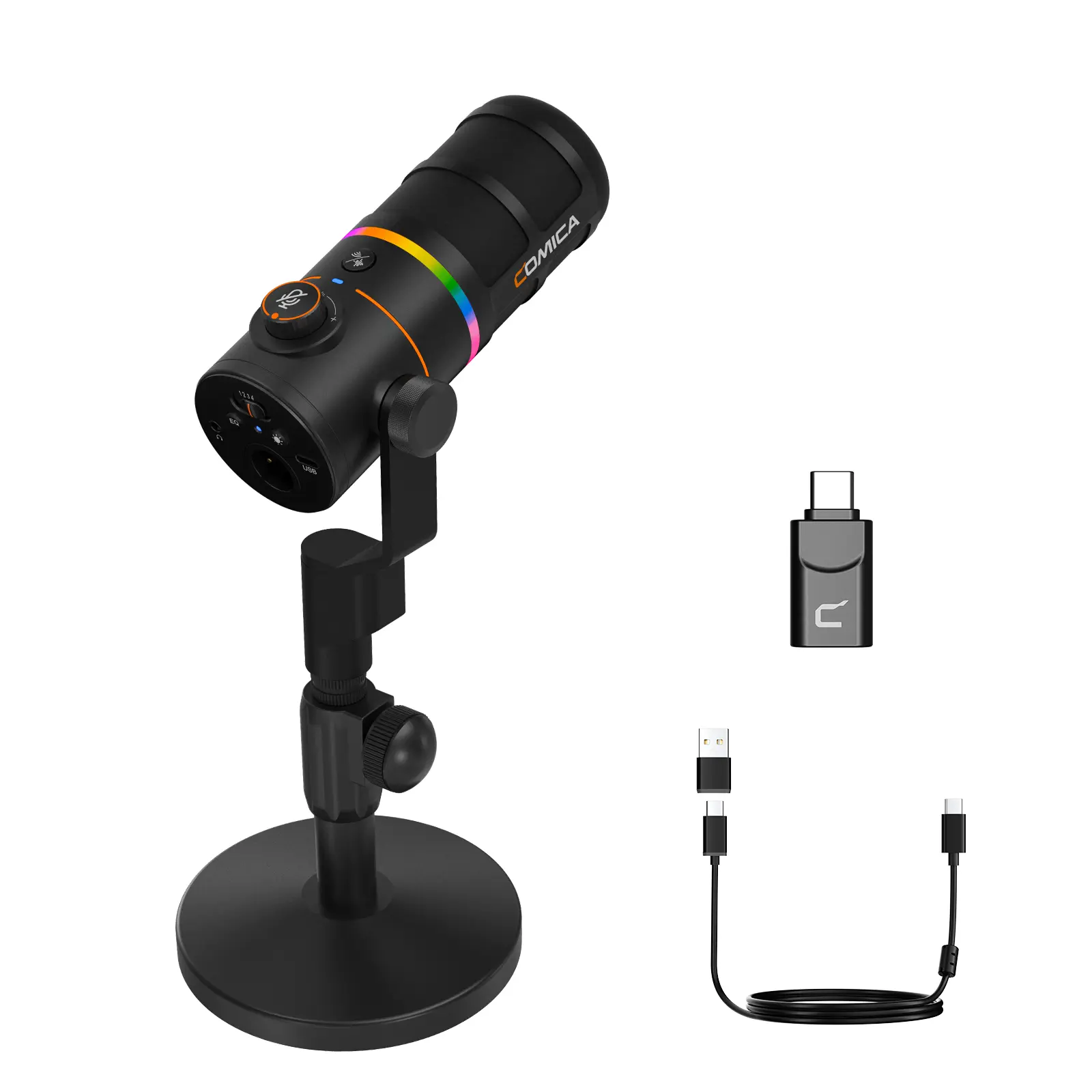 COMICA EJoy D10 PRO RGB Dynamic Wireless Gaming Microphone | XLR
