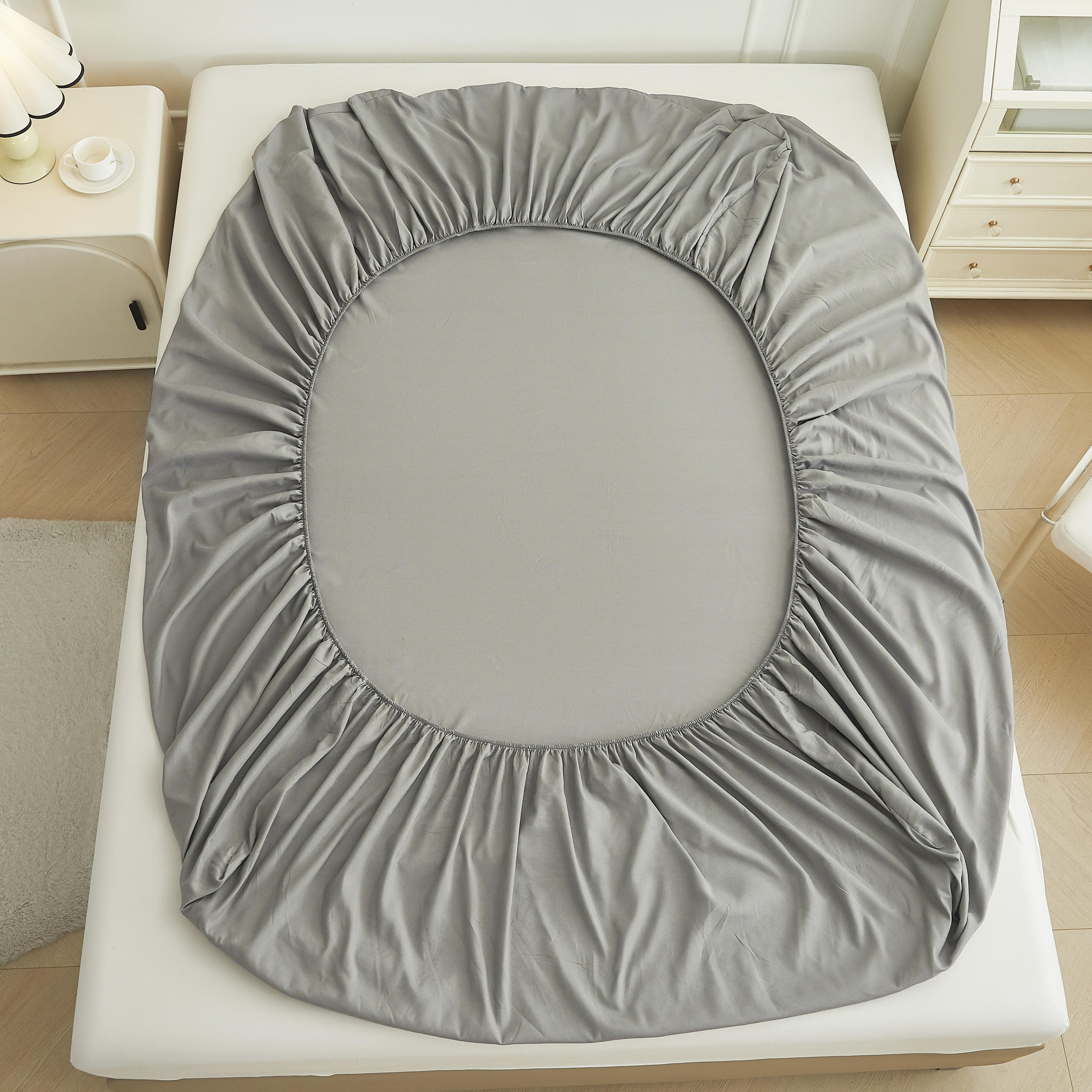 4-Piece Microfiber Sheet Set – 16" Deep Pocket, Soft & Breathable, Wrinkle-Free, Machine Washable – All-Season Luxury Bedding for King/Queen/Full/Twin Sizes, Elegant Three-Line Embroidery, Ultra-Soft Microfiber, Low Maintenance, High Comfort