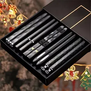 Reusable Food Grade Plastic Chopsticks Set, Durable Fashion Tableware, Ideal for Elderly, Perfect Gift, Suitable for Restaurants & Kitchens