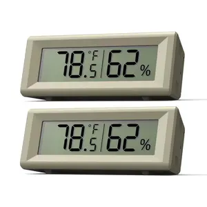 Small Digital Hygrometer, Humidity Meter, Indoor Thermometer, Room Temperature and Humidity , Gauge with Accurate Sensor, for House, ,  Room, Greenhouse, Humidor, Incubator, Reptiles