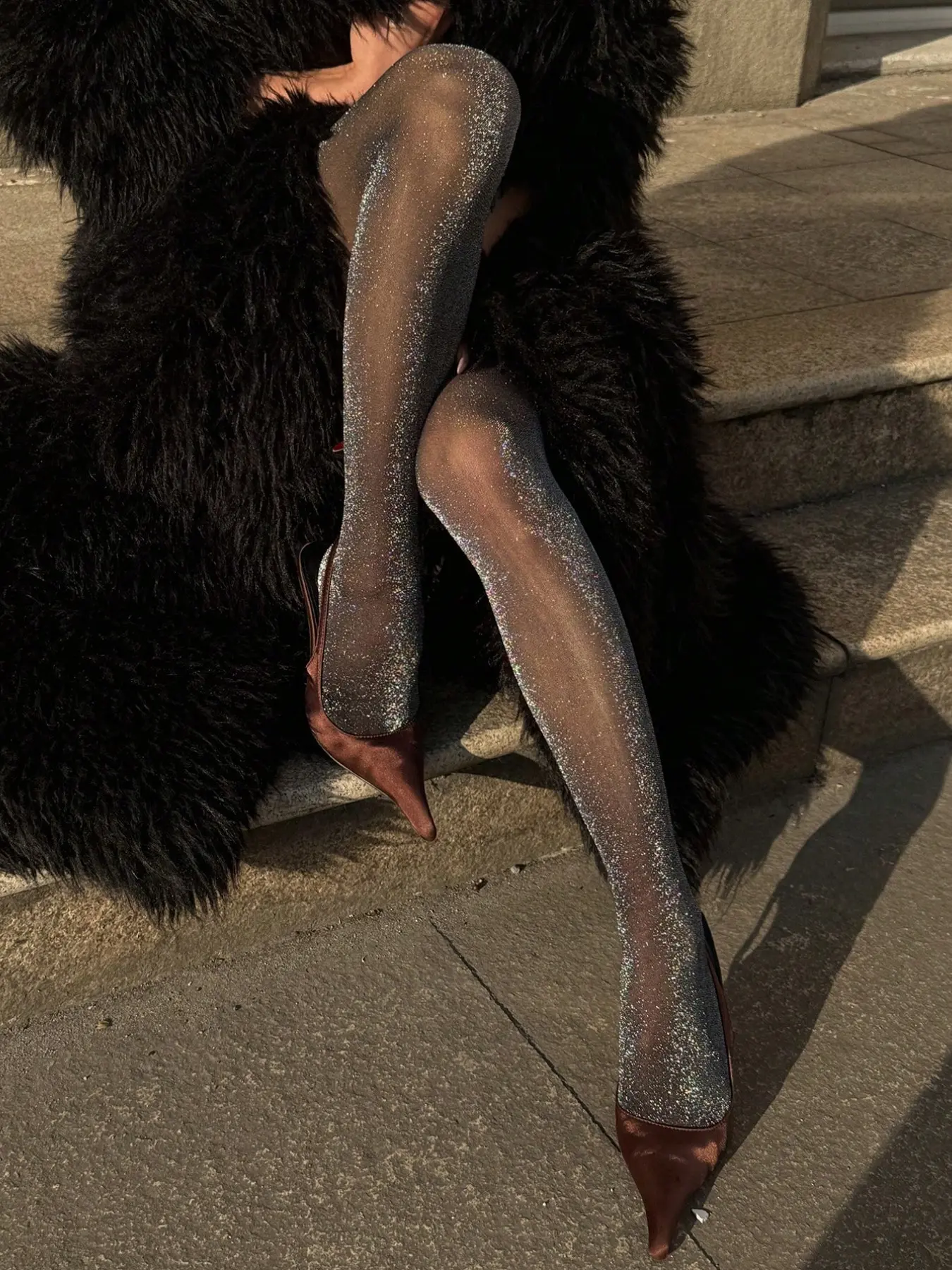 "woven Galaxy" Sequin Tights, Womenswear Lady Full-Coverage Silver Color Glitter Leggings, Sexy Slim-Fitting Aesthetic Party Armor, All Season Fashion