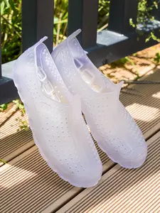 Transparent Hiking Shoes for Adults, Beach Drainage Sandals, Comfortable Hollow Out Design, Ideal for Outdoor Activities, Water Aqua Shoes, Jelly Water Shoes