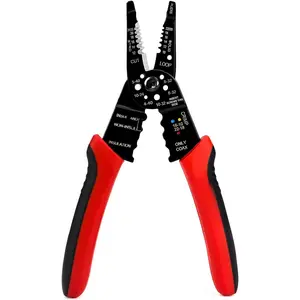 Wire Stripper 10-22 AWG Wire Splicer  Stripper Multipurpose Wire Stripping Tool Electrical Wire Pliers with Screw