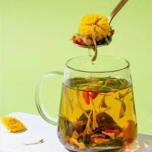 Dandelion Wolfberry TeaBags (16 Bags) for Kidneys & Liver HealthNatura l Herba l Tea Contains Chrysanthemum,Cassia Seed, LicoriceWith Orange Pee l, Gardenia lOrganicDandelion Root Tea l1 Pack