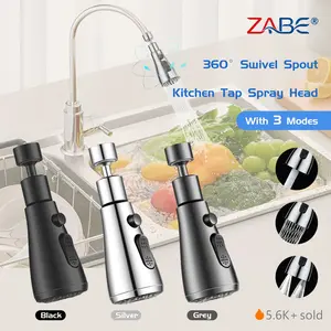 Multifunctional Kitchen Faucet with 3 Water Flow Modes, Filter & Delay Device, Universal Rotation, Durable Structure, Modern Style, Rotatable Rotary Faucet