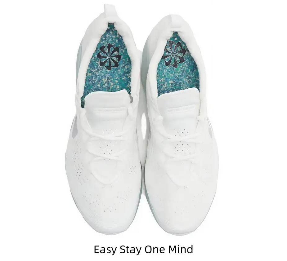 All White Low Top Mesh Trainers Hollow Breathable Surface Lace Up Casual Sneakers For Daily Outdoor Activity Travel