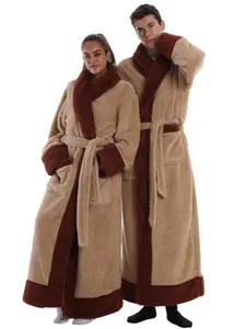 New Autumn Winter Home Wear, Cute Animal Print Hooded Bathrobe, Fitted Long Sleeve Sleepwear, Outdoor Warm Blanket, Casual Loungewear