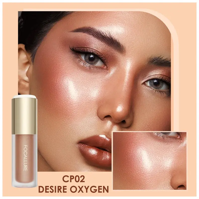 Diamond Liquid Bronzers Highlighters Waterproof Long Lasting Glitter Shimmer Contouring Brighten Face Makeup Cosmetics