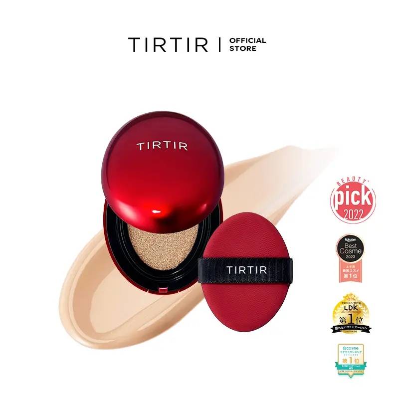 [TIRTIR Official Store] Mask Fit Red Cushion Mini Size | Full Coverage Handy Foundation Korean Daily Makeup Flawless Concealer Cosmetic