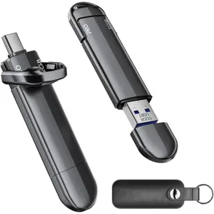 USB Flash Drive 512GB SSD External, TLC NAND Solid State Drive  USBC USBA Port, Up to 1000MB/s  Portable 512GB USB Thumb Drive Stick for  15/16/17 Pro, , Android, PC Backup