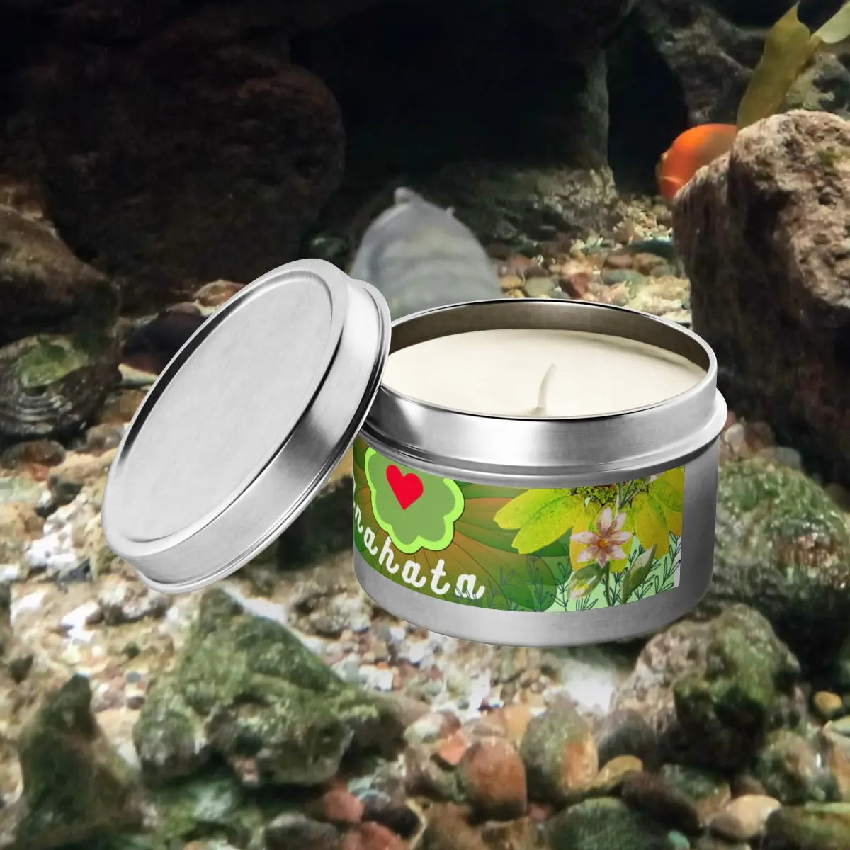 Soothing Heart Chakra Candle with Empathetic Aroma - “Ham”