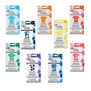 2 oz. Tulip<sup>®</sup> Assorted Colors Tie-Dye Paint Refills - 9 Pc.